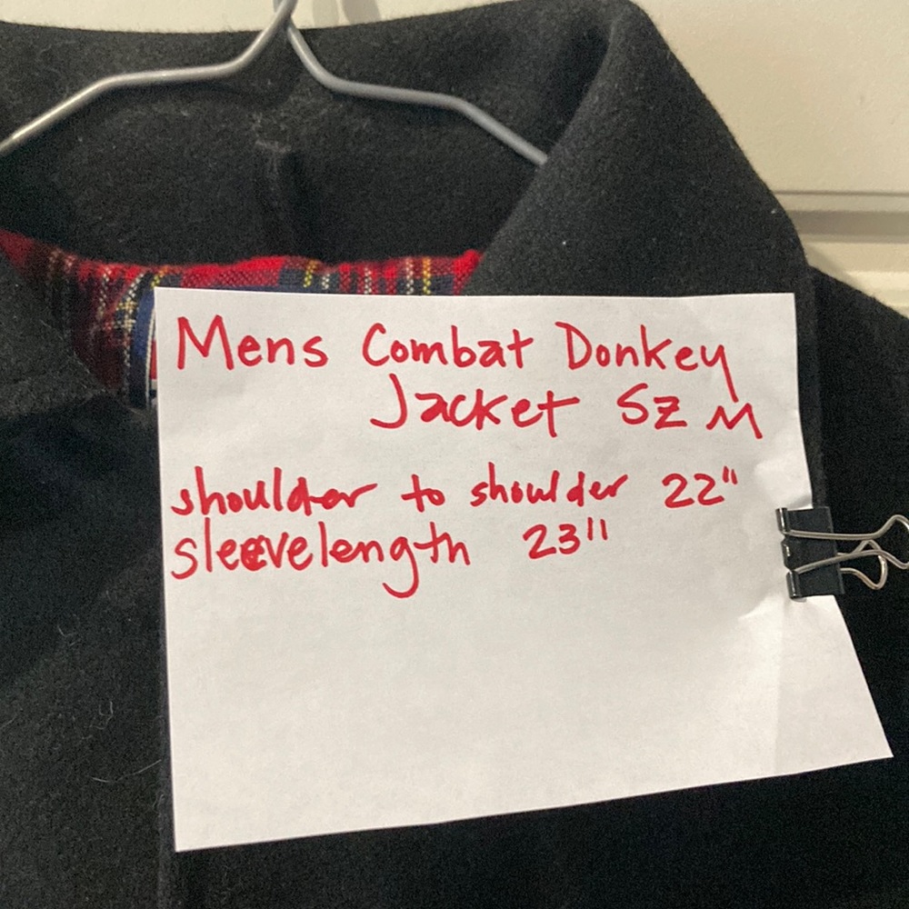 Mens ‘Combat’ Donkey jacket size M